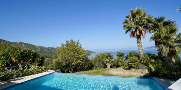 Villa  8 pers. piscine  vue mer à Saint-Florent Saint Florent
